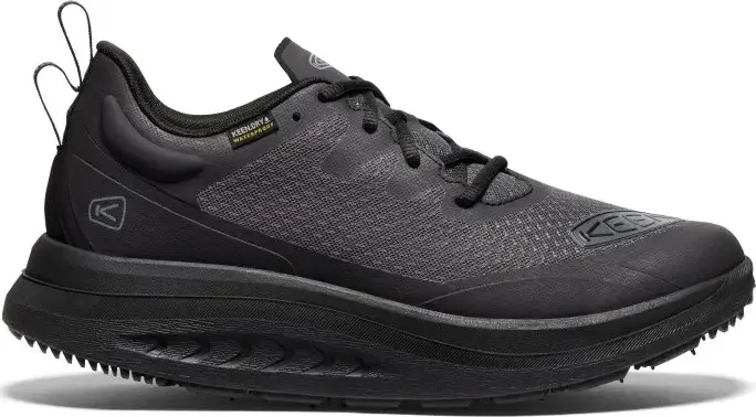 KEEN Men's WK400 Waterproof Walking Shoe, Black-Black KEEN Men's WK400 Waterproof Walking Shoe, Black-Black