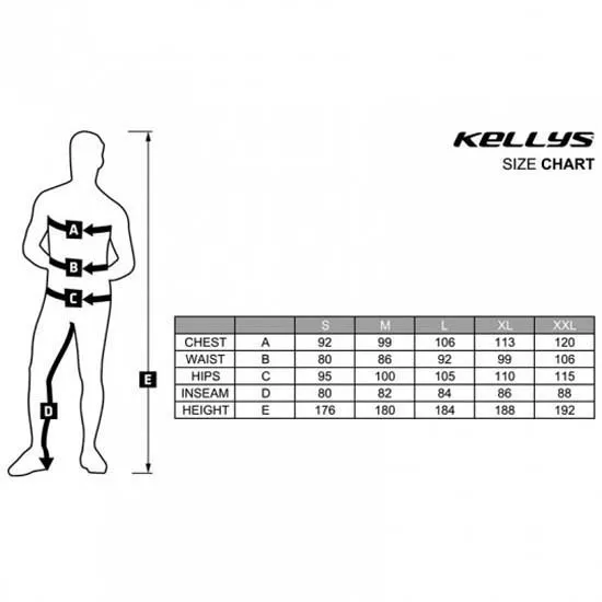 Kellys Rival 2 Cykelbyxor, Black