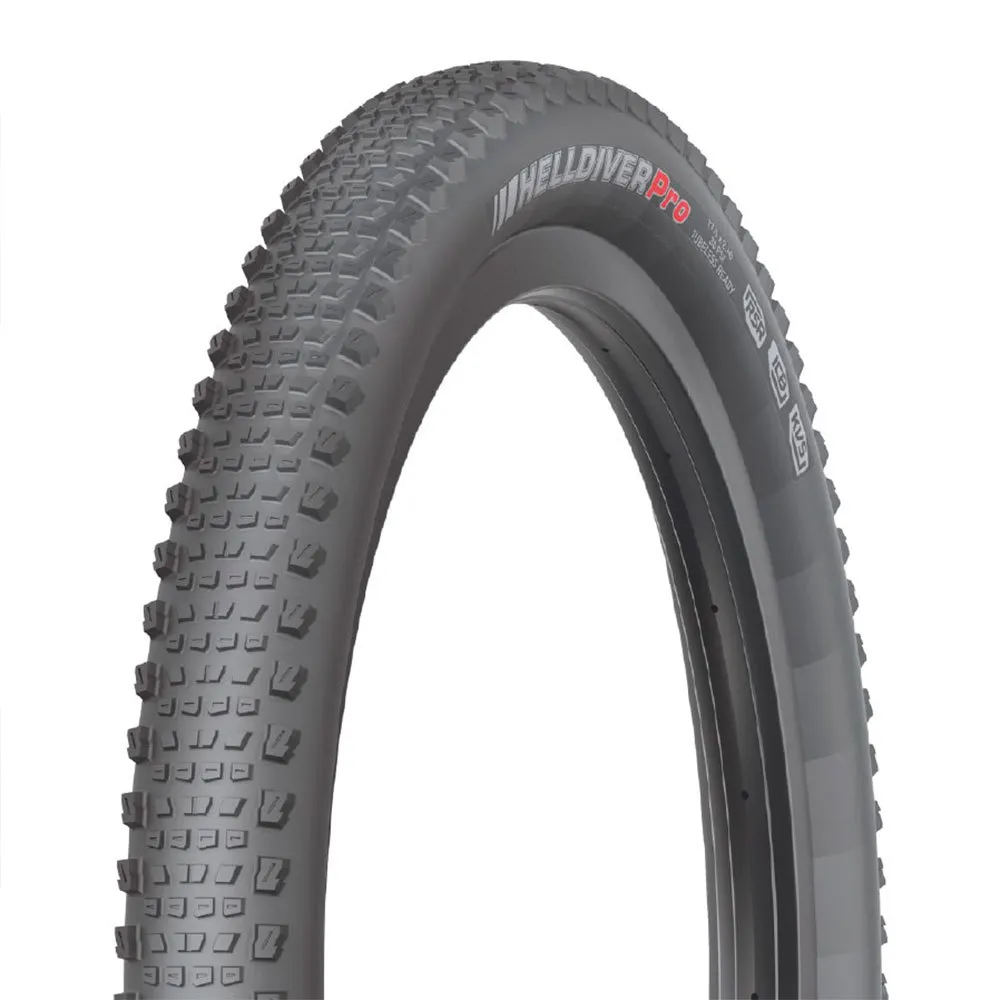 Kenda Helldiver Rsr Dlc/agc 60 Tpi Tubeless 27.5´´ X 2.40 Mtb-däck, Black, 27.5" x 2.40 Kenda Helldiver Rsr Dlc/agc 60 Tpi Tubeless 27.5´´ X 2.40 Mtb-däck, Black, 27.5" x 2.40