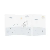 Kikkaboo Friends Randig Vikmadrass 60/120/5 Cm