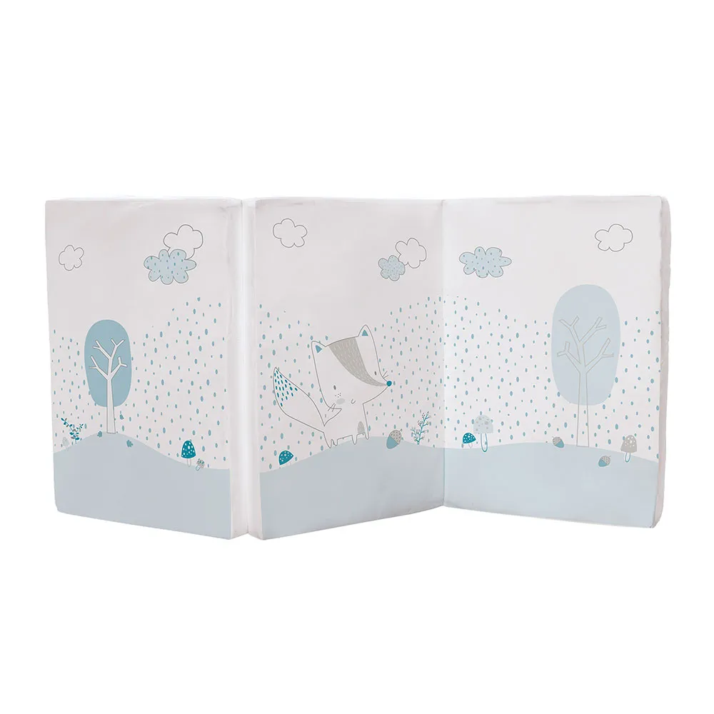 Kikkaboo Liten Räv Vikbar Madrass 60/120/5 Cm, Multicolor