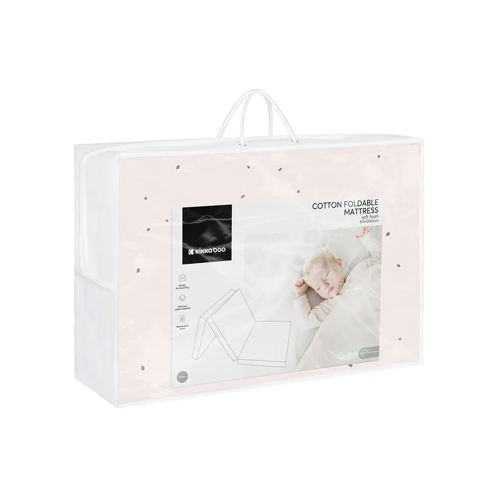 Kikkaboo Vikbar Madrass Med Igelkottsmönster 60/120/5 Cm, Multicolor