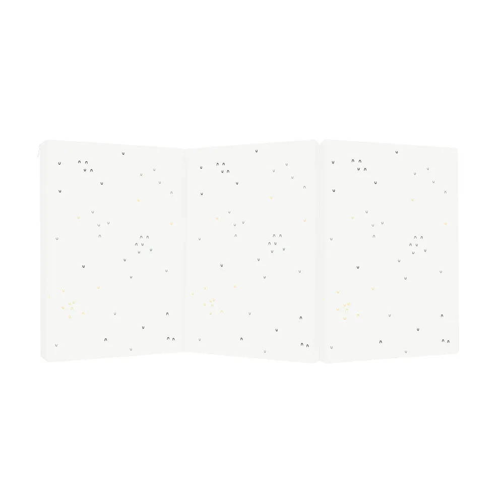 Kikkaboo Vikbar Madrass Med Sömnigt Fårmönster 60/120/5 Cm, Multicolor