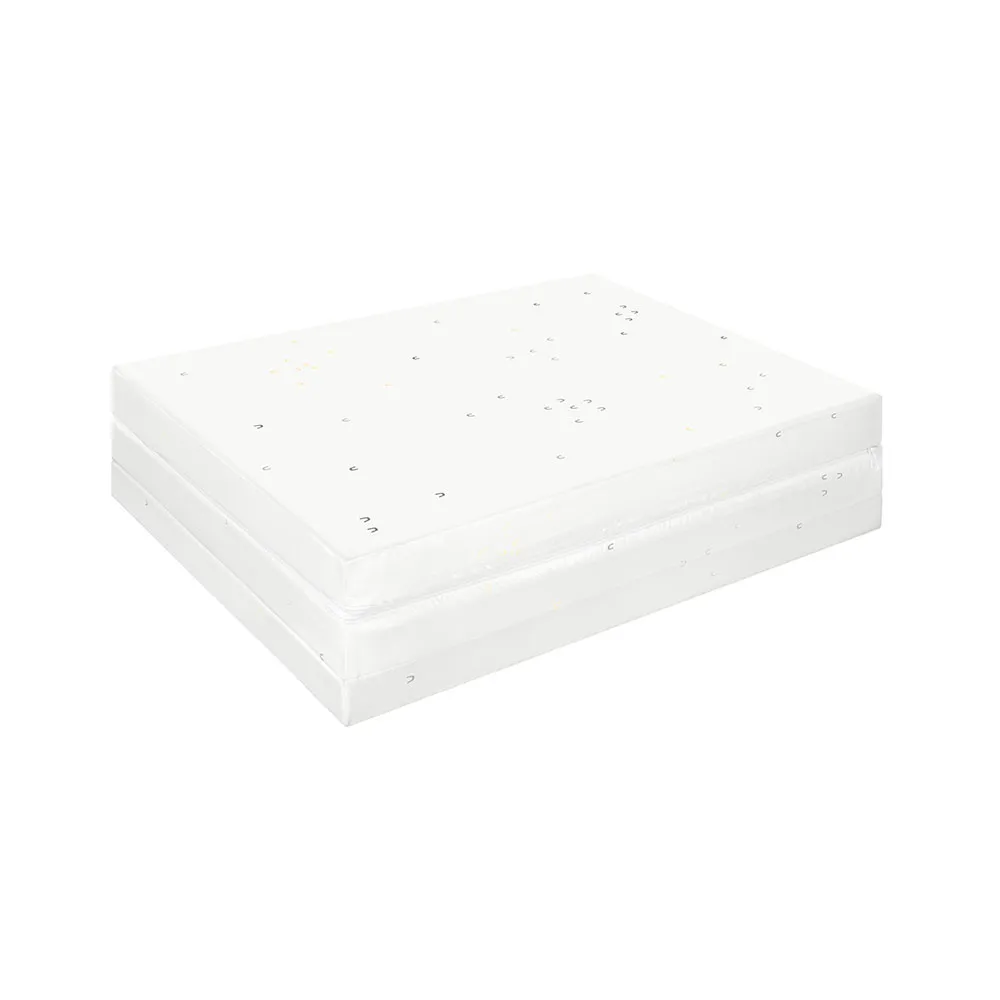 Kikkaboo Vikbar Madrass Med Sömnigt Fårmönster 60/120/5 Cm, Multicolor
