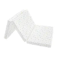 Kikkaboo Vikbar Madrass Med Trianglar 60/120/5 Cm Kikkaboo Vikbar Madrass Med Trianglar 60/120/5 Cm