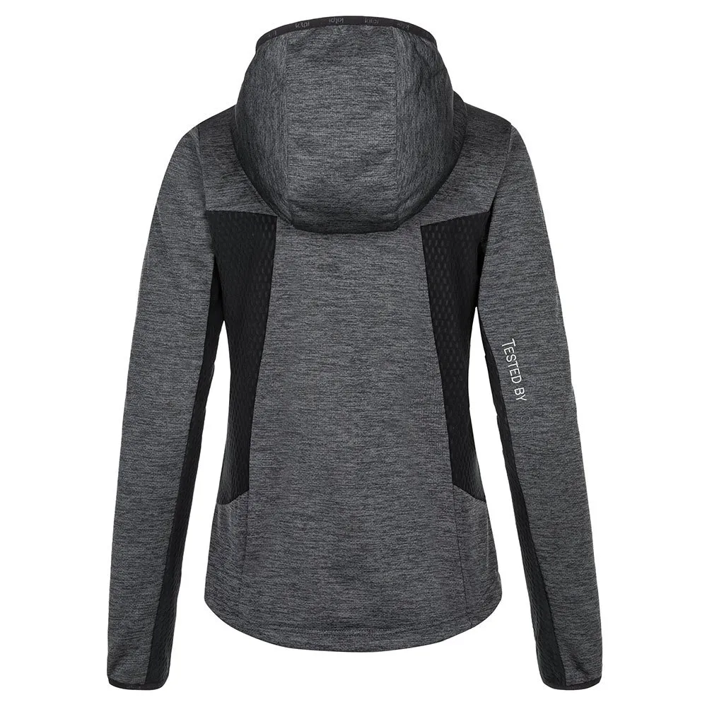 Kilpi Alanis Fleecejacka Med Huva, Black