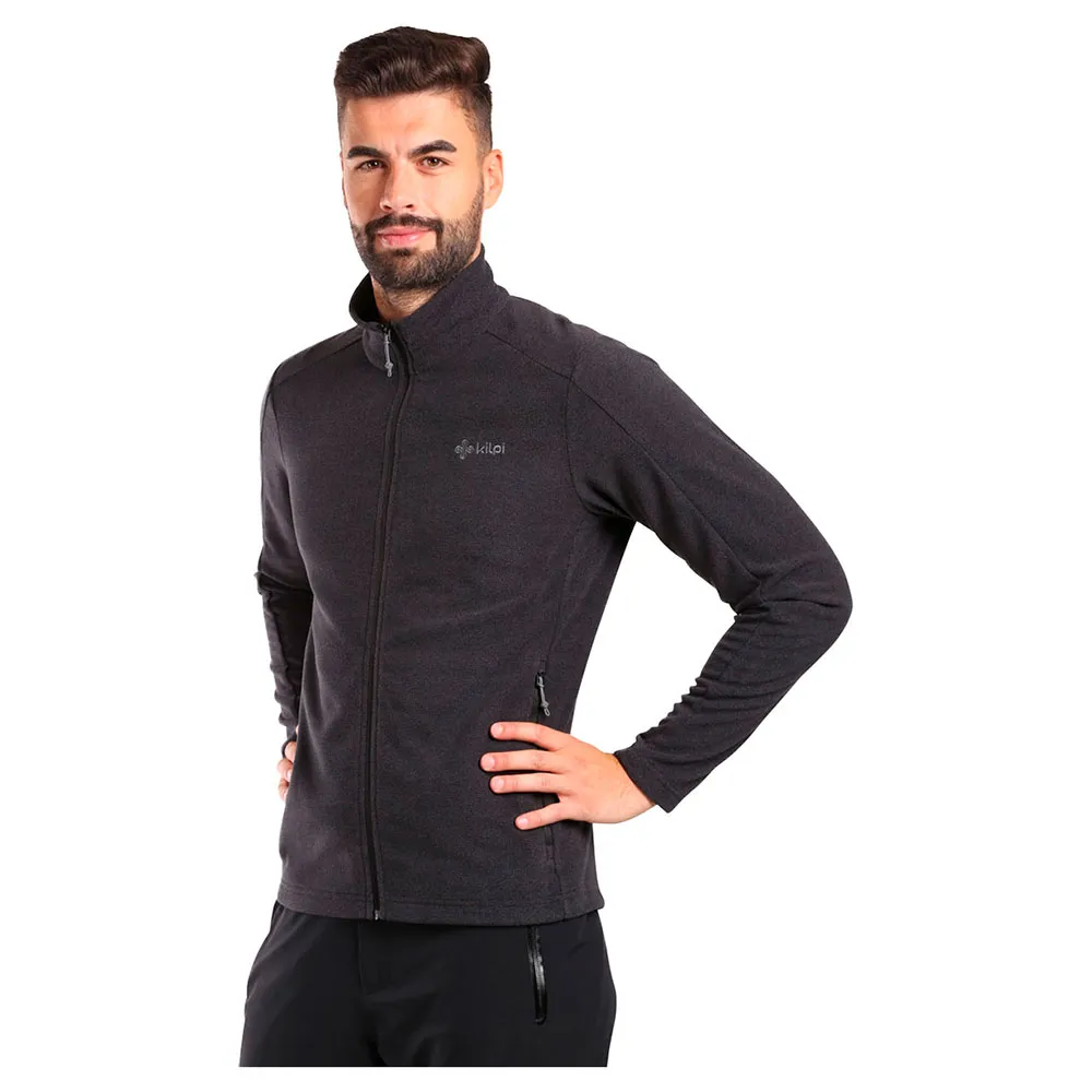 Kilpi Glamer Fleecejacka Med Dragkedja, Black / black Kilpi Glamer Fleecejacka Med Dragkedja, Black / black