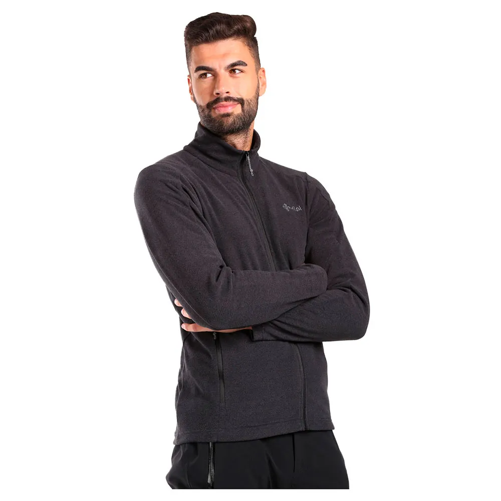 Kilpi Glamer Fleecejacka Med Dragkedja, Black / black Kilpi Glamer Fleecejacka Med Dragkedja, Black / black