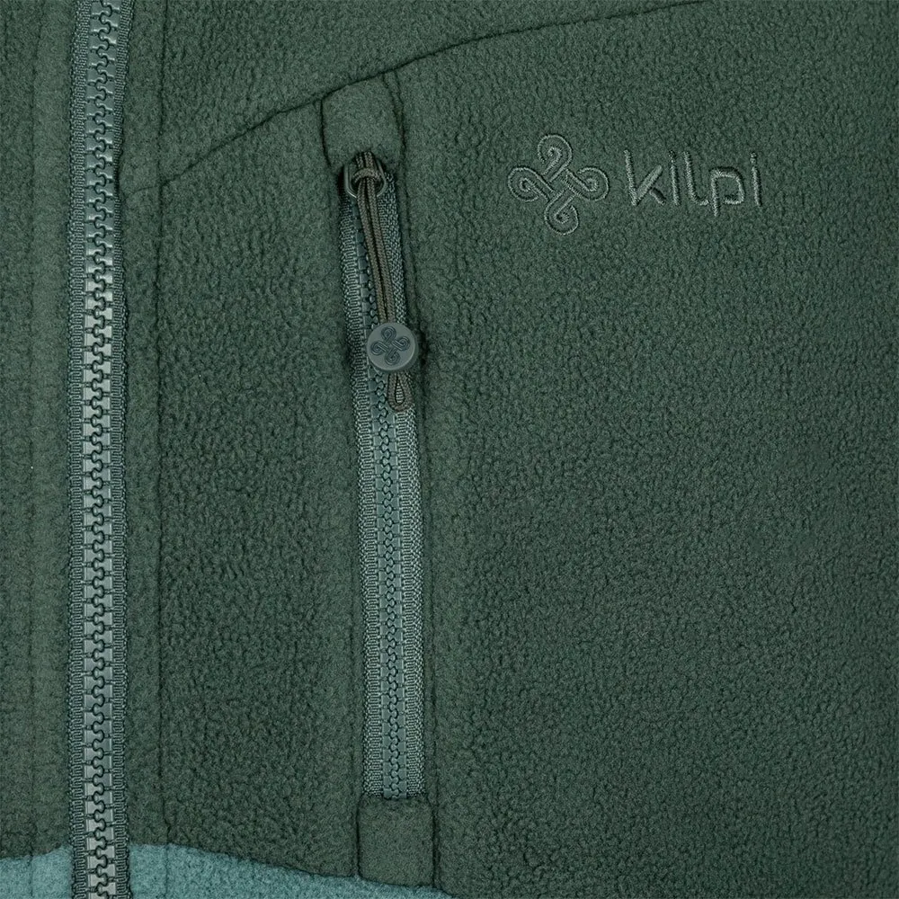 Kilpi Glander Fleecejacka Med Dragkedja, Dark green