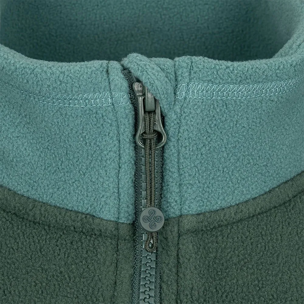 Kilpi Glander Fleecejacka Med Dragkedja, Dark green