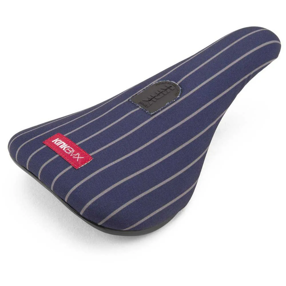 Kink BMX Pinstripe Pivotal Cykelsadel, Blue / grey, One Size