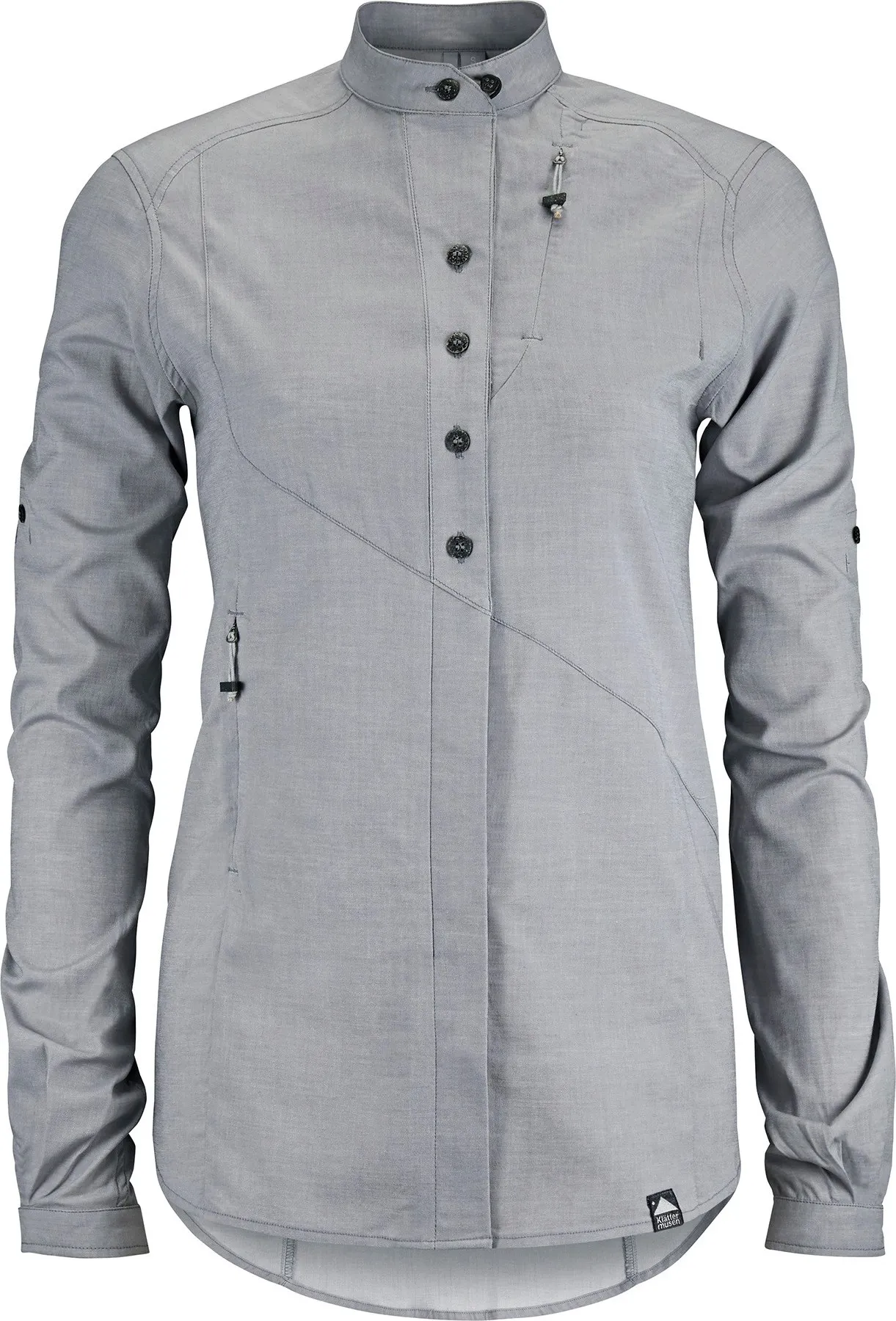 Klättermusen Lofn Shirt Women's (2017), Grey melange