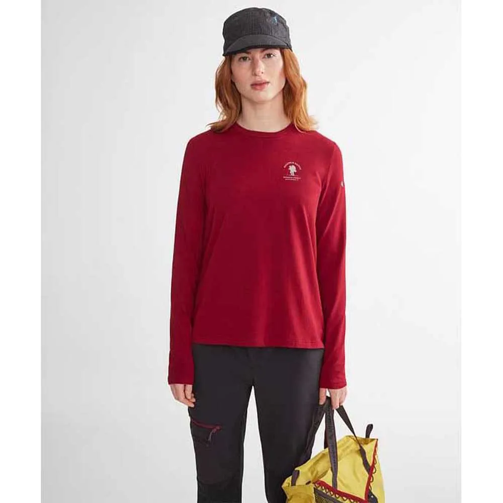 Klättermusen Nordic Explorer T-shirt Med Lång ärm, Burnt russet