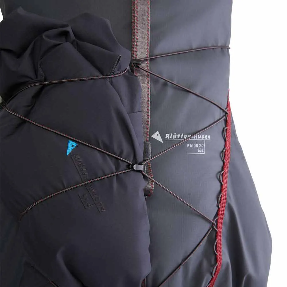 Klättermusen Raido 2.0 Ryggsäck 55l, Raven Klättermusen Raido 2.0 Ryggsäck 55l, Raven