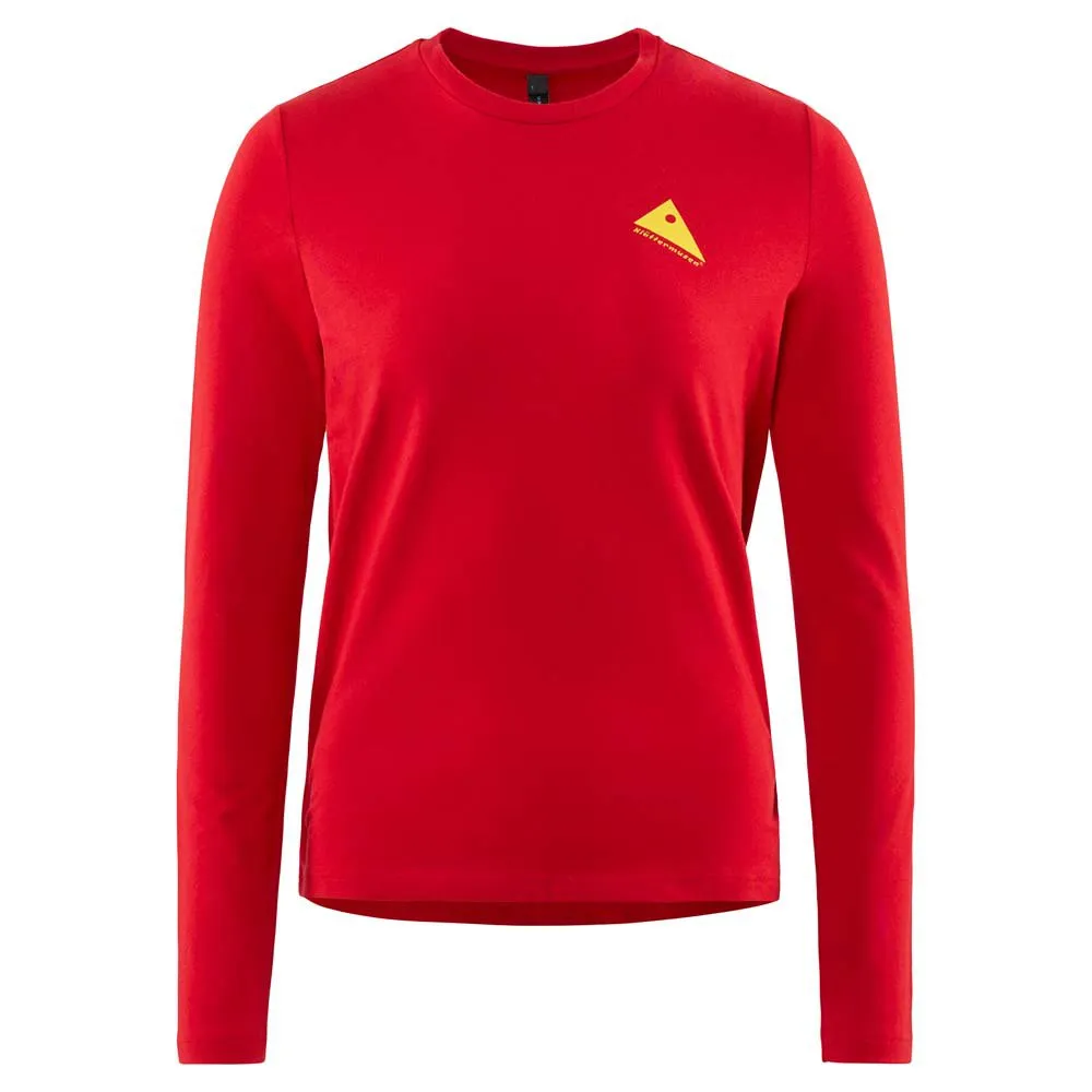 Klättermusen Runa Commitment T-shirt Med Lång ärm, True red