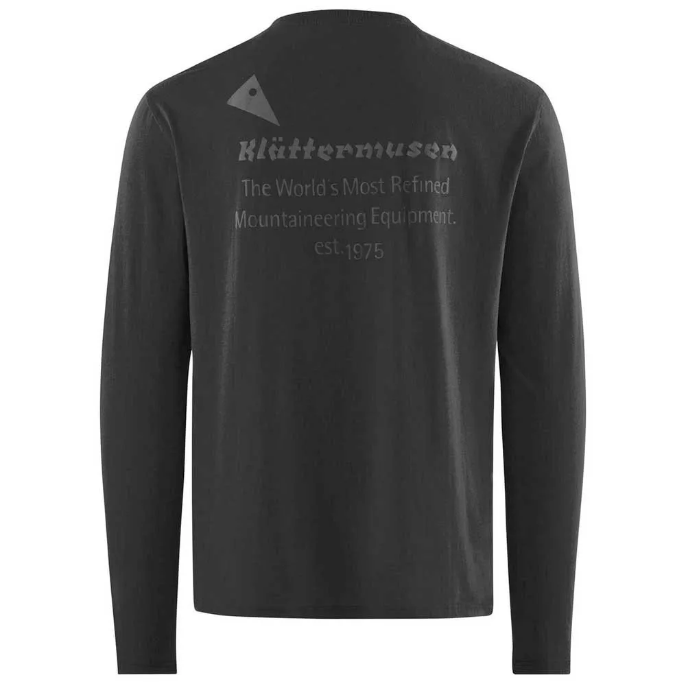 Klättermusen Runa Maker T-shirt Med Lång ärm, Raven