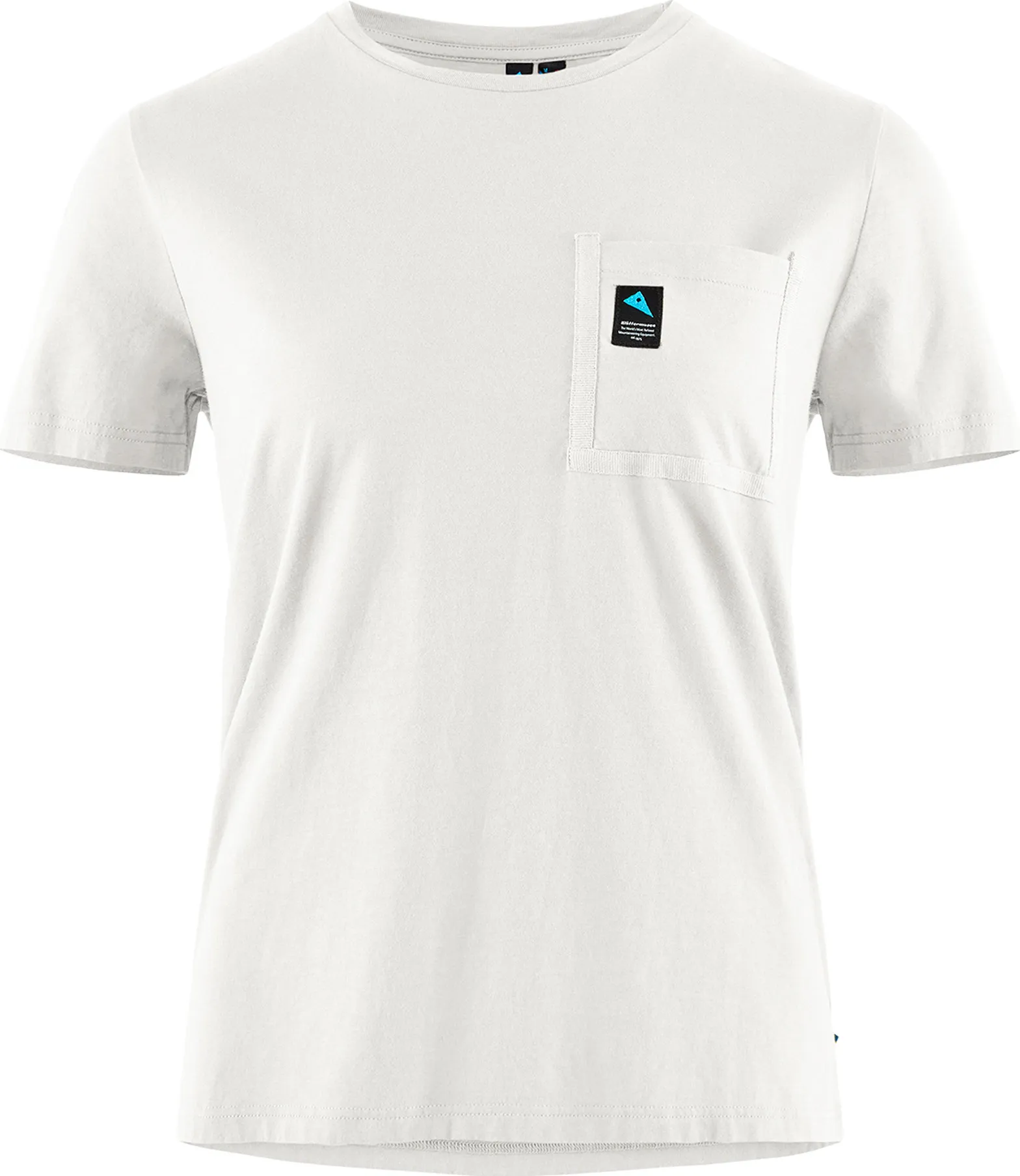 Klättermusen Women's Runa Pocket Short-Sleeve Tee, Snow