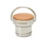 Klean Kanteen Bamboo Cap, Brushed Stainless, One Size