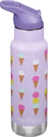 Klean Kanteen Kids' Classic Insulated Water Bottle with Flip Seal Sport Cap and Straw Klean Kanteen Kids' Classic Insulated Water Bottle with Flip Seal Sport Cap and Straw