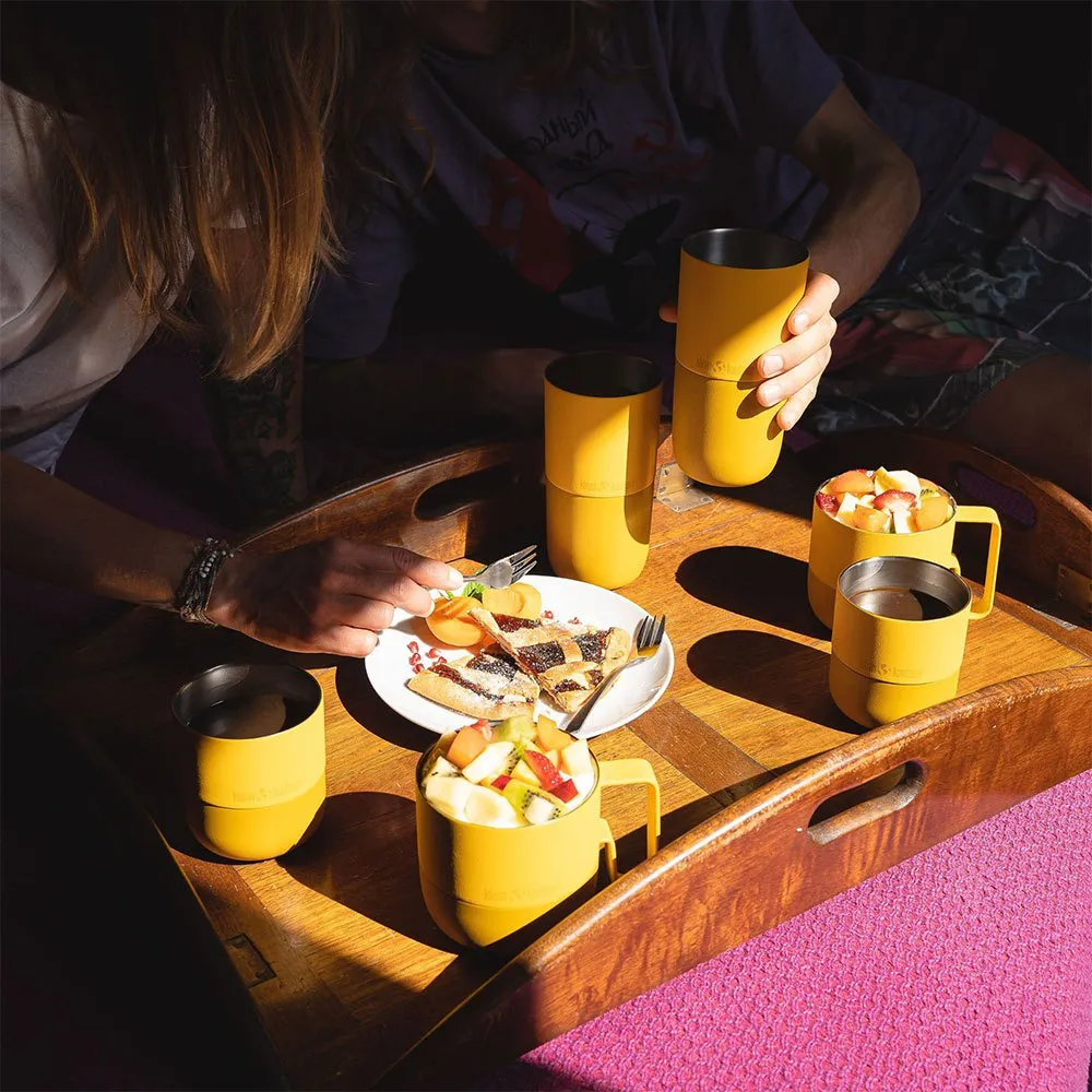 Klean Kanteen Rise 473ml Termosflaska, Yellow, One Size