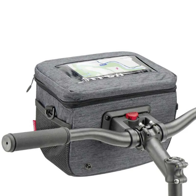 Klickfix Adventure City Styrväska 6.5l, Grey, One Size