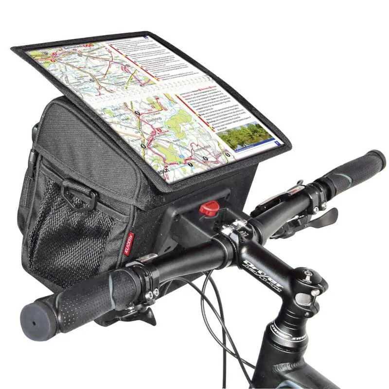 Klickfix Allrounder Touring Styrväska 9l, Black, One Size