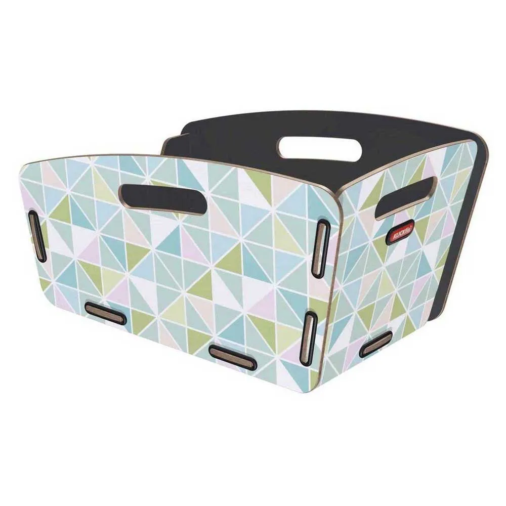 Klickfix Ar Radkiste Racktime Snap It Bakre Korg 15l, Deco triangle, One Size