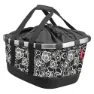 Klickfix Bikebasket Gt Racktime Snap It Bakre Korg 21l, Black flowers, One Size