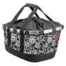 Klickfix Bikebasket Gt Uniklip 2 Bakre Korg 21l, Black flowers, One Size