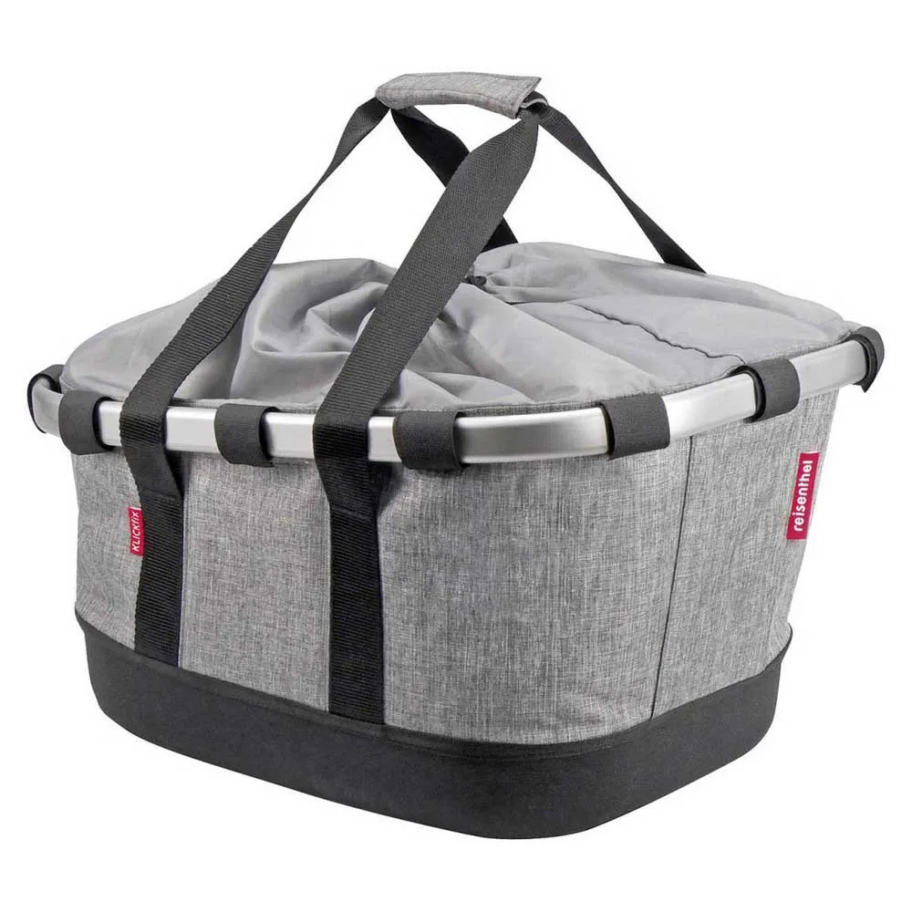 Klickfix Bikebasket Gt Uniklip 2 Twist Bakre Korg 21l, Silver, One Size