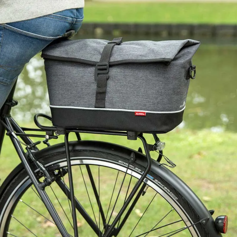 Klickfix City Racktime Snap It Cykelväska 18l, Black / grey, One Size Klickfix City Racktime Snap It Cykelväska 18l, Black / grey, One Size