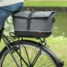 Klickfix City Racktime Snap It Cykelväska 18l, Black / grey, One Size