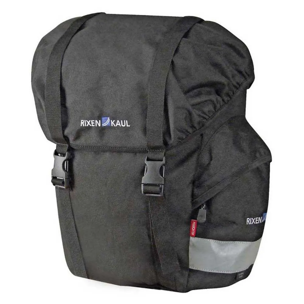 Klickfix Classic Sidoväskor 21l, Black / grey, One Size