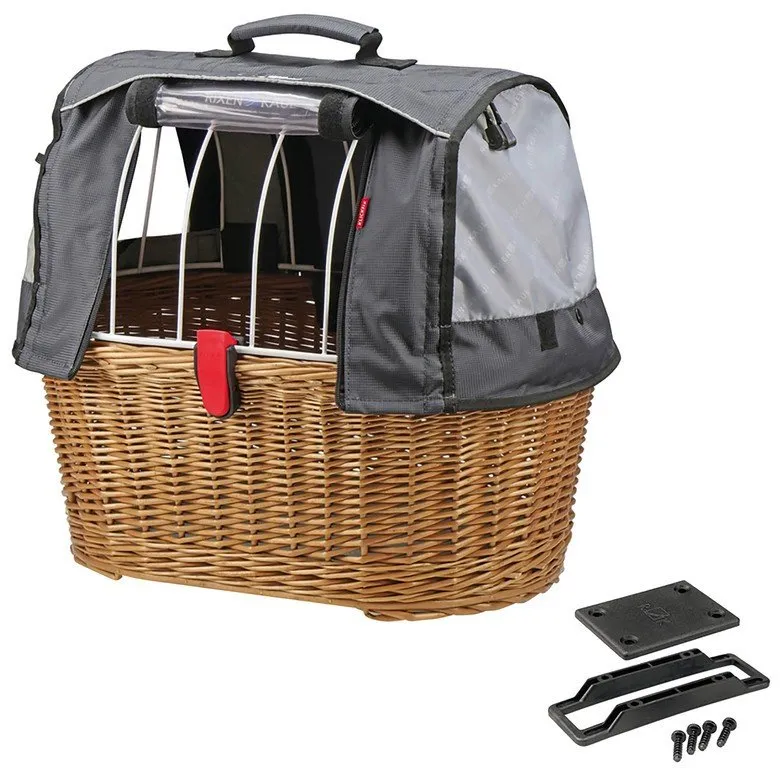 Klickfix Doggy Basket plus cykelkorg till hund, Brun Klickfix Doggy Basket plus cykelkorg till hund, Brun