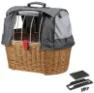 Klickfix Doggy Basket plus cykelkorg till hund, Brun