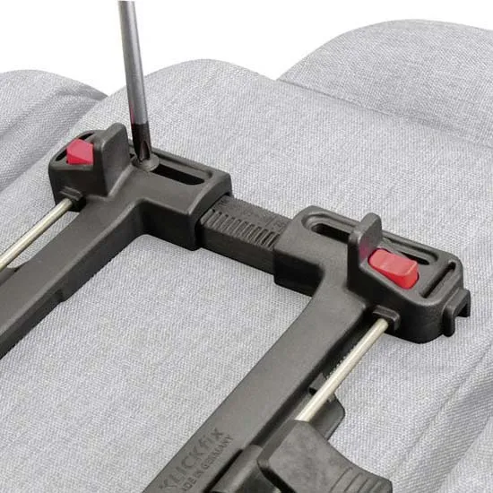 Klickfix Rackpack 1+ Uniklip 2 13-18l Cykelväska, Black, One Size