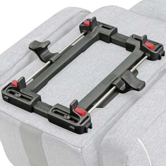 Klickfix Rackpack 1+ Uniklip 2 13-18l Cykelväska, Black, One Size