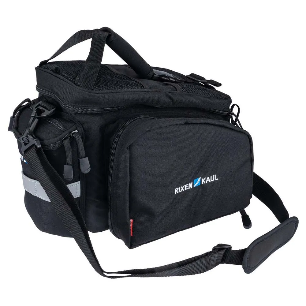 Klickfix Rackpack 2+ Uniklip 2 Cykelväska 12-16l, Black, One Size