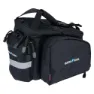 Klickfix Rackpack 2+ Uniklip 2 Cykelväska 12-16l, Black, One Size