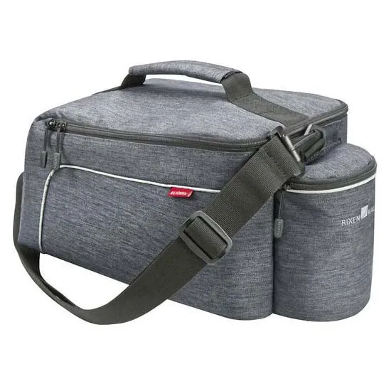 Klickfix Rackpack Light Uniklip 8 Cykelväska, Grey, One Size