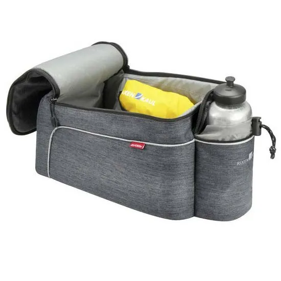 Klickfix Rackpack Light Uniklip 8 Cykelväska, Grey, One Size