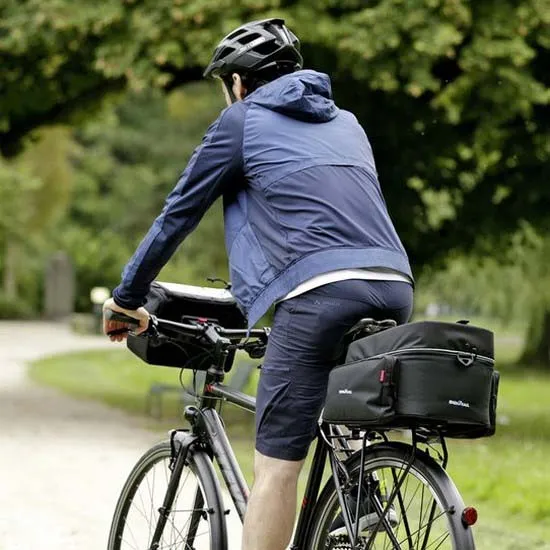 Klickfix Touring Uniklip 2 20l Cykelväska, Black, One Size