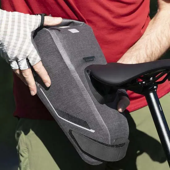 Klickfix X Compact Wp 4.5-6.5l Sadeltaske, Grey, One Size Klickfix X Compact Wp 4.5-6.5l Sadeltaske, Grey, One Size