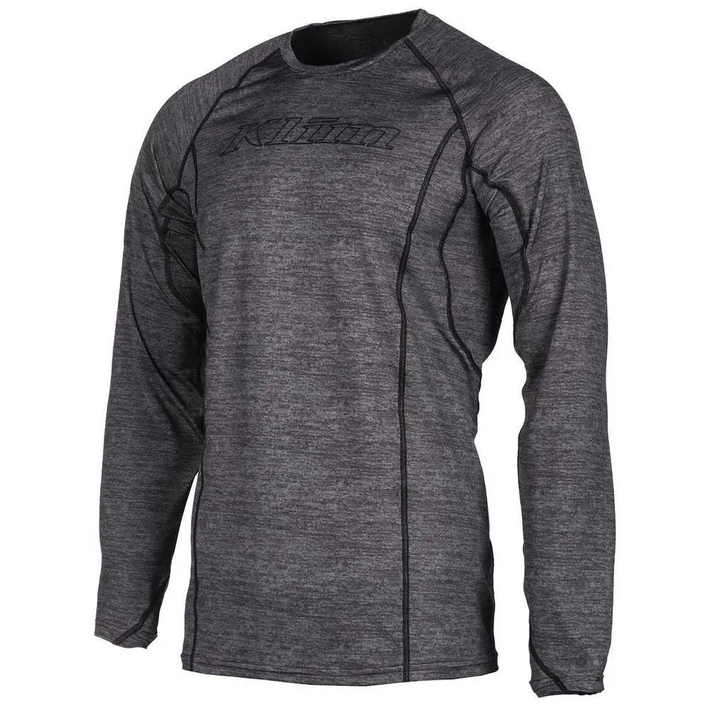 Klim Aggressor 1.0 Långärmad Baslager, Black heather