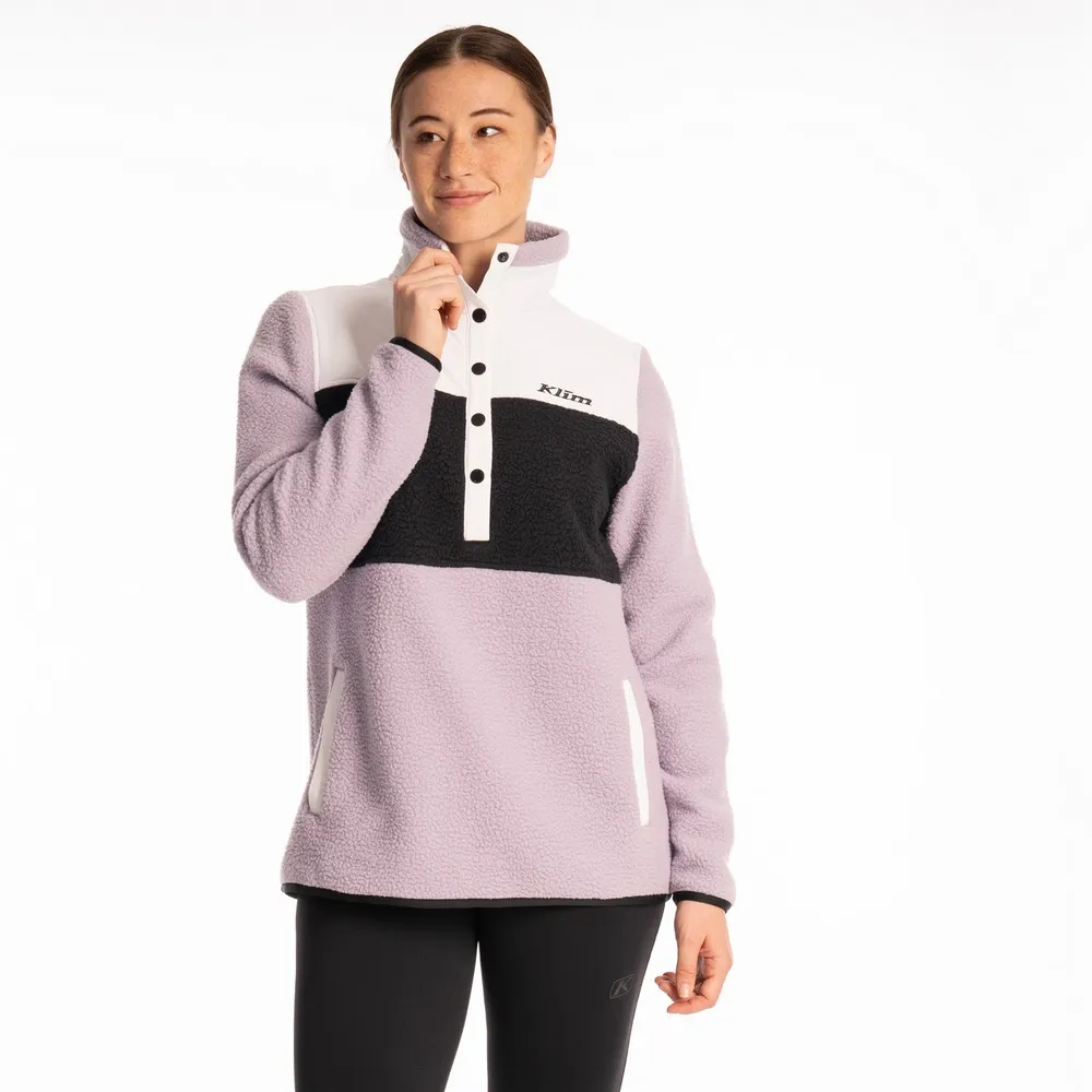 Klim High Pile Fleece Med Halv Dragkedja