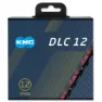 KMC Dlc 12s Kedja, Black / pink, 126 Links
