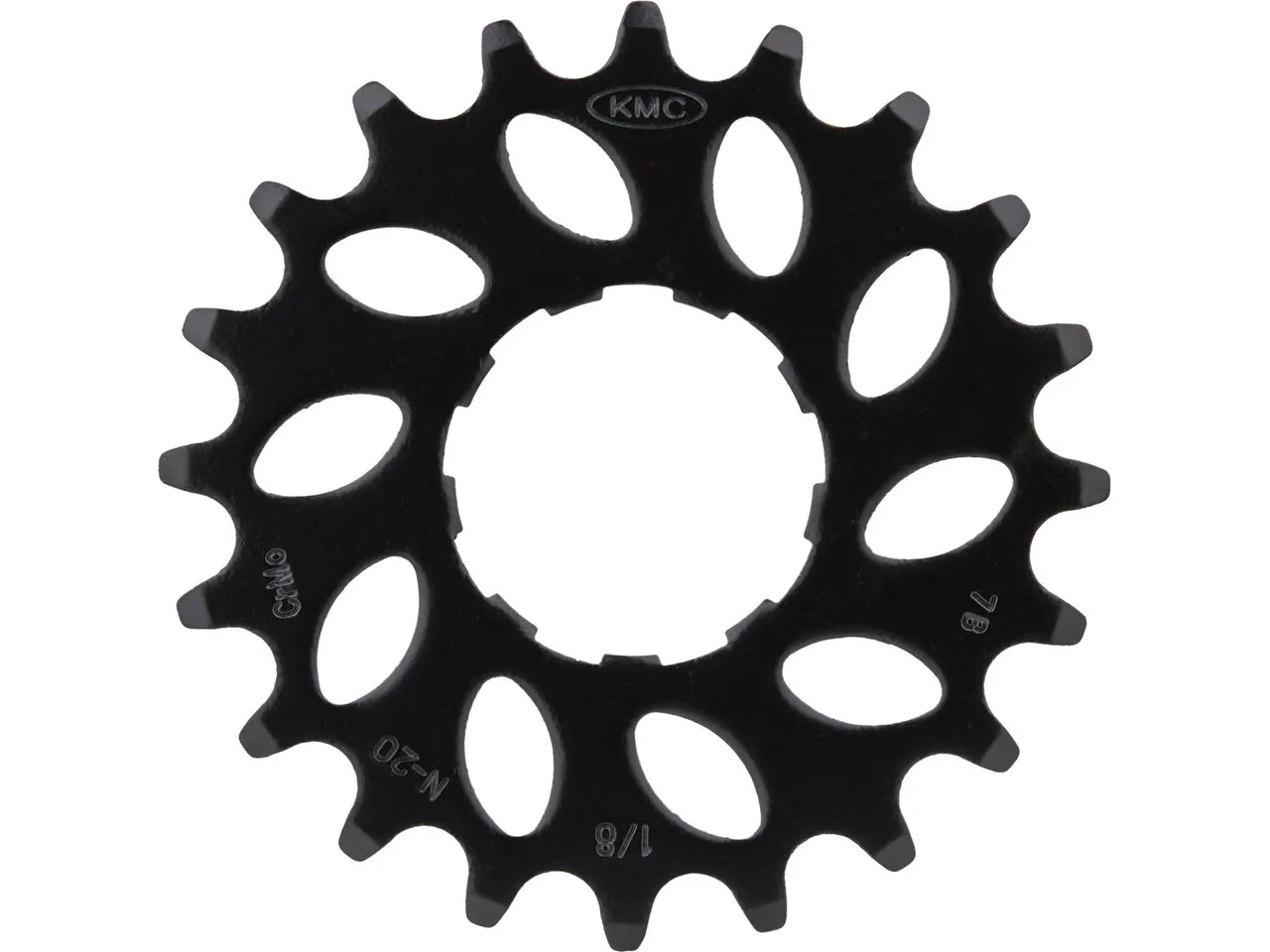 KMC Enviolo Wide E-Bike Ritzel, Chromoly black, 1s, 20t