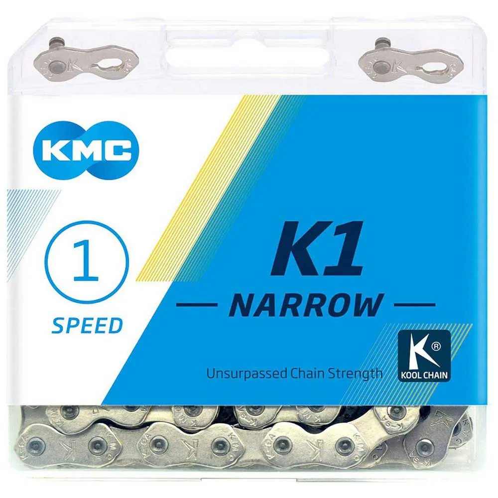 KMC K1 Narrow Kedja, Silver, 100 Links