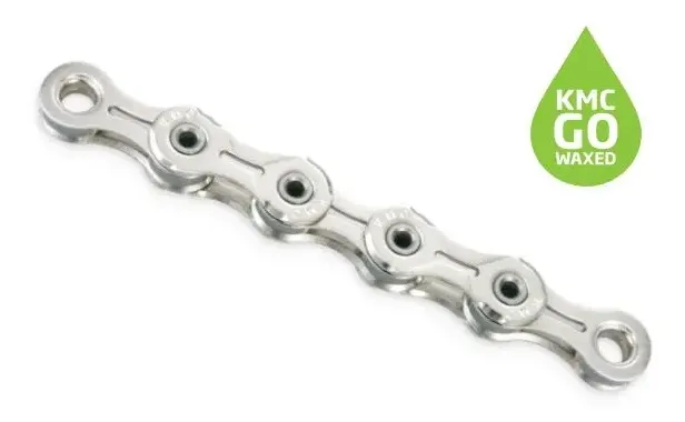 KMC X11SL Ti-N Silver Waxed Kedja, Silver, 118 Links, 11s KMC X11SL Ti-N Silver Waxed Kedja, Silver, 118 Links, 11s