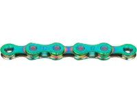 KMC X12 Aurora Green Waxed Kedja